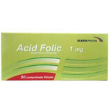 Folic Acid 1mg x 50 cpr Slavia