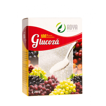 Glucosa en polvo 200 g, Adya Green