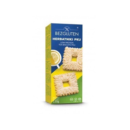 Gluten free tea biscuits x 130g, Bezgluten 