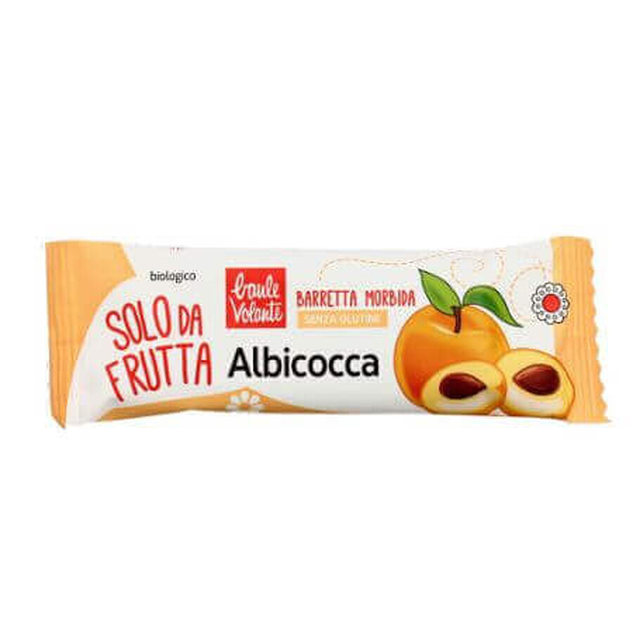 Organic soft apricot bar Solo da Frutta, 30 g, Baule Volante