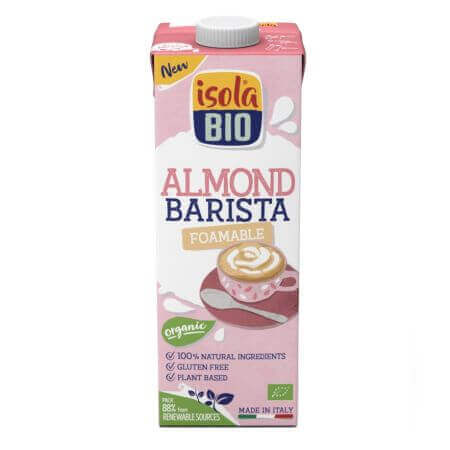 Bevanda biologica da Barista Mandorle, 1 litro, Isola Bio