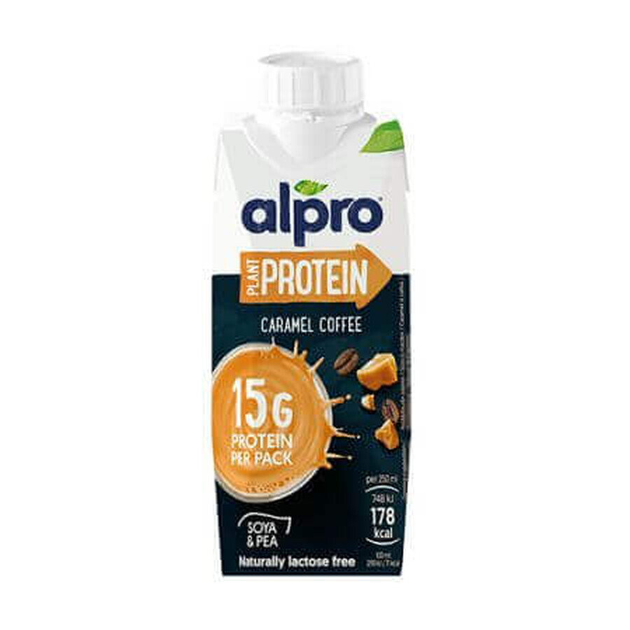 Bevanda proteica di soia gusto caramello, 250 ml, Alpro