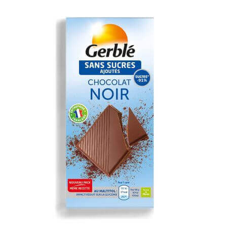 Low carbohydrate diet dark chocolate, 80 g, Gerble