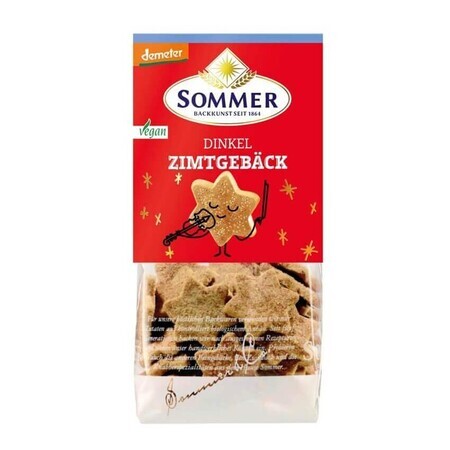 Biscuits d'épeautre bio et Demeter à la cannelle, 150g, Sommer