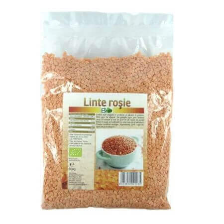 Red lentils eco, 250 g, Managis