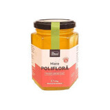 Miele poliflora biologico non filtrato, 375g, Obio