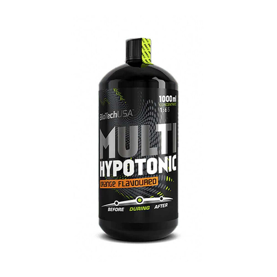 Multi Hypotonic avec arôme d'orange, 1000 ml, BioTech USA