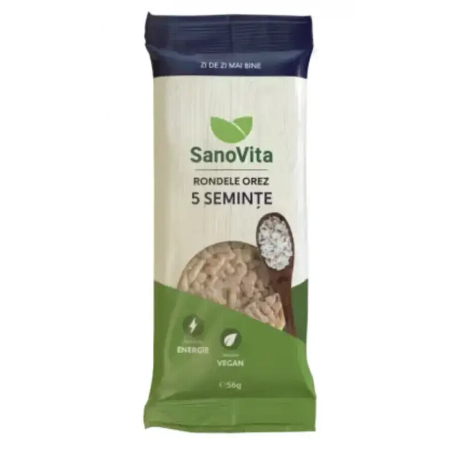 Polpette di riso con 5 semi, 56 g, Sanovita