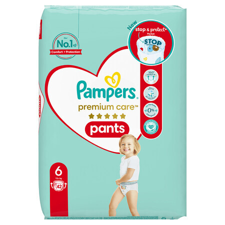 Couche Premium Care, No.6, 15+ kg, 42 pcs, Pampers