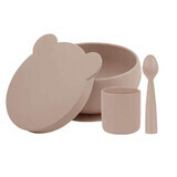 Set pappa in silicone BWL I, Bubble Beige, Minikoioi