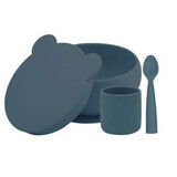 Set pappa in silicone BWL I, Deep Blue, Minikoioi