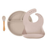 Set pappa in silicone BWL II, Bubble Beige, Minikoioi