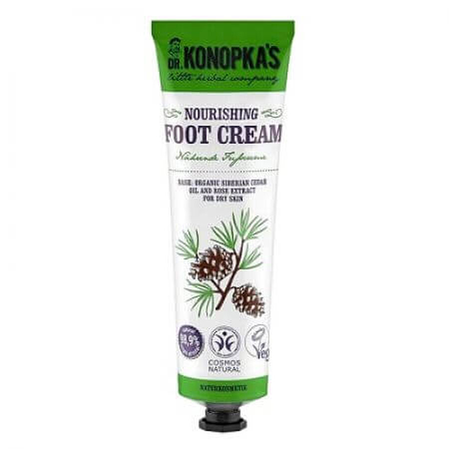 Crema piedi nutriente, 75 ml, Dr. Konopkas