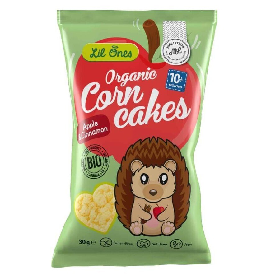 Corn snacks with apples and cinnamon, 30 g, Mc Lloyd's