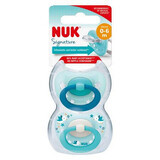 Signature Classic Silicone Nipple, 2 pieces, 0-6 months, Nuk