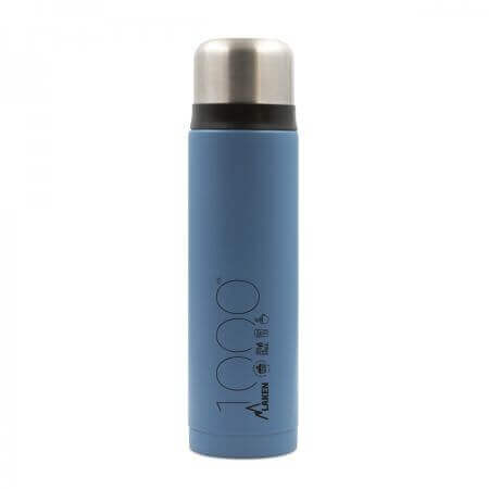 Thermos in acciaio inossidabile, 1000 ml, Blu, Laken