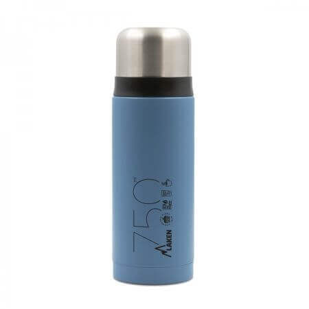 Thermos in acciaio inossidabile, 750 ml, blu, Laken