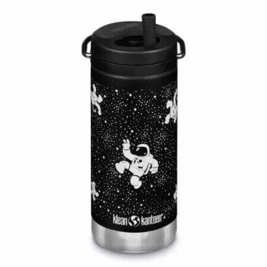 Thermos in acciaio inossidabile con coperchio a rotazione e cannuccia TKWide, 355 ml, Astronauti, Klean Kanteen