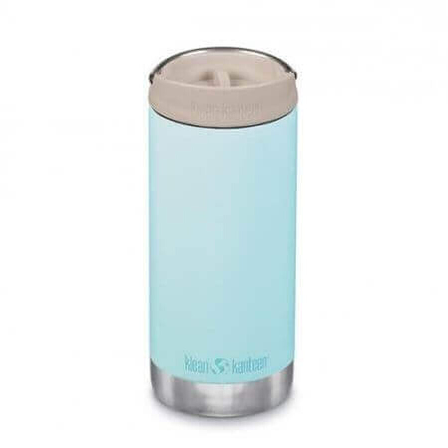 Thermos in acciaio inossidabile con coperchio a rotazione e cannuccia TKWide, 355 ml, Tinta blu, Klean Kanteen