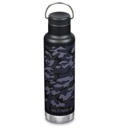 Thermos stretto con coperchio Loop Narrow Classic, 592 ml, Black Camo, Klean Kanteen