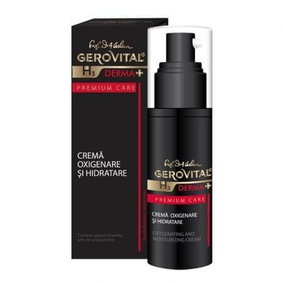 Crema ossigenante e idratante Gerovital H3 Derma+ Premium Care, 30 ml, Farmec