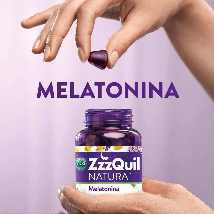 Melatonina, 30 jaleas, ZzzQuil Natura