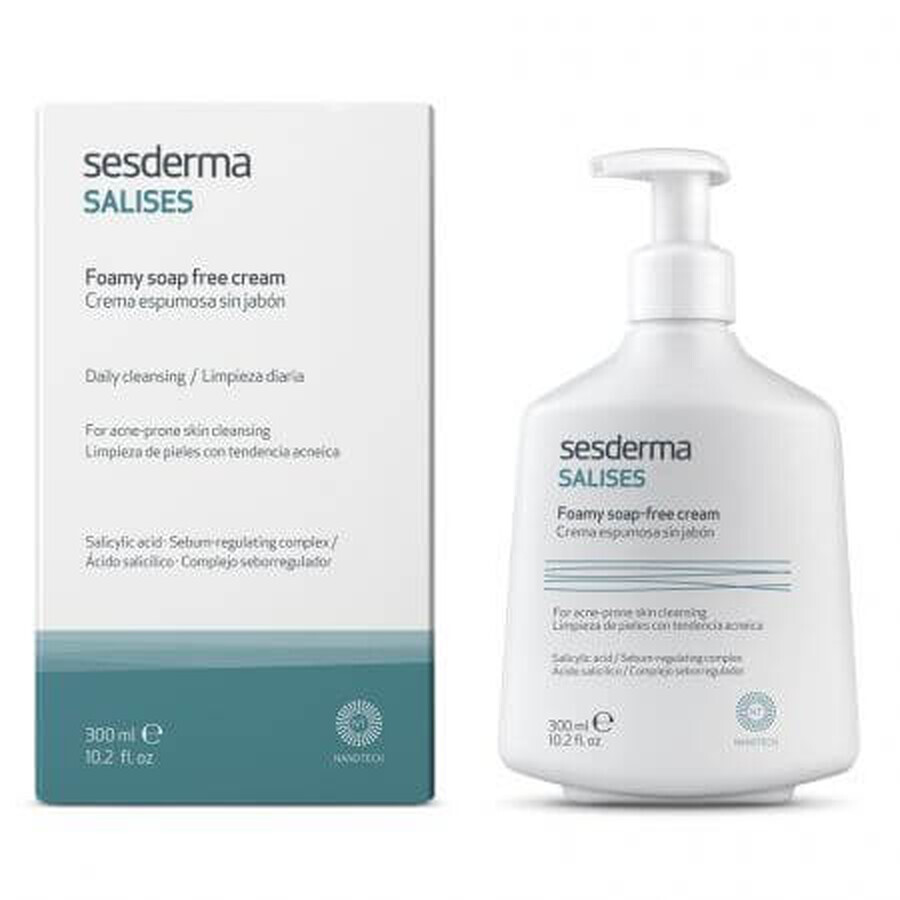 Sesderma Salises Reinigungscreme für fettige Haut, 300 ml