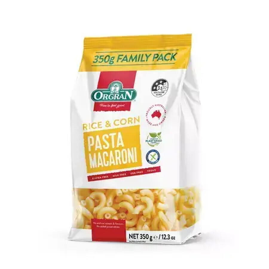 Maccheroni di riso e mais, 350 g, Orgran