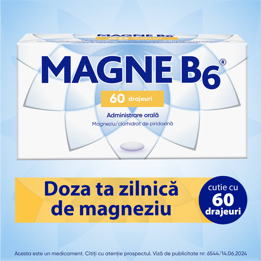 Magne B6, 60 tablets, Sanofi