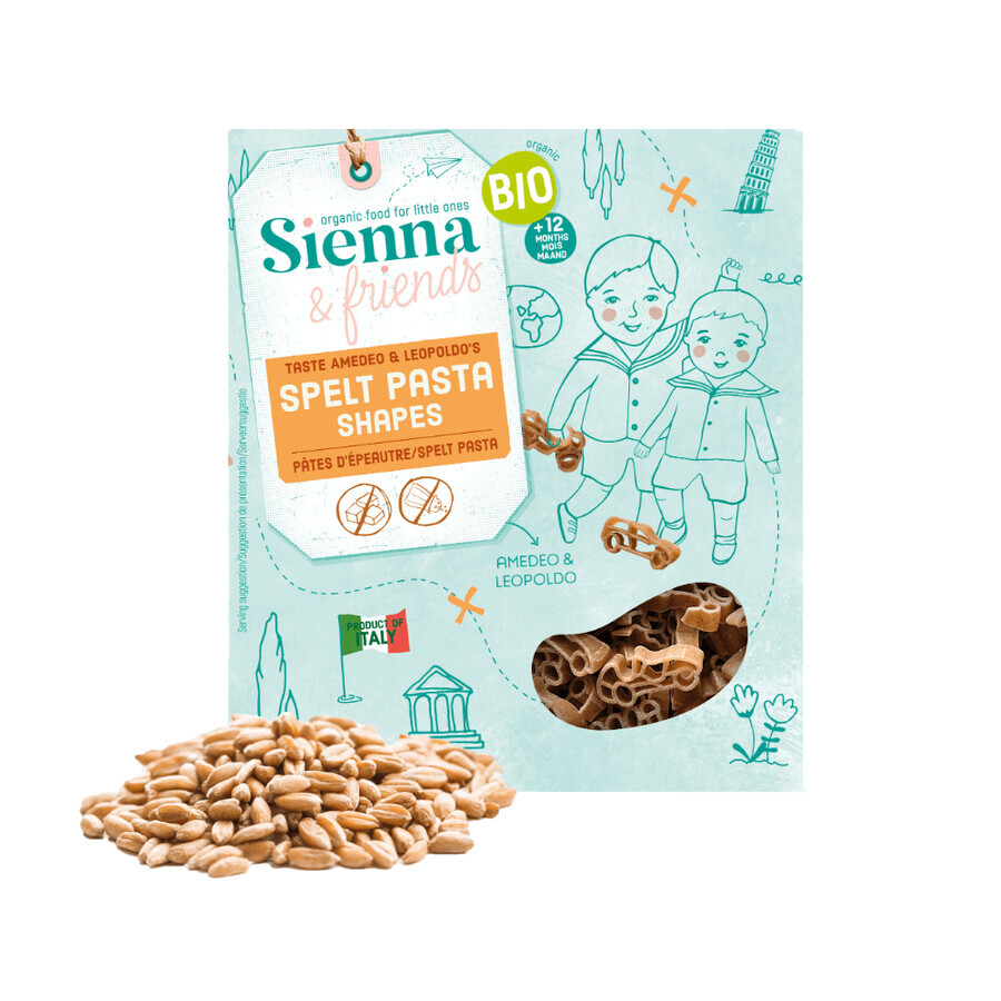 Pasta di farro bio, 12 mesi +, 250 g, Siena & friends