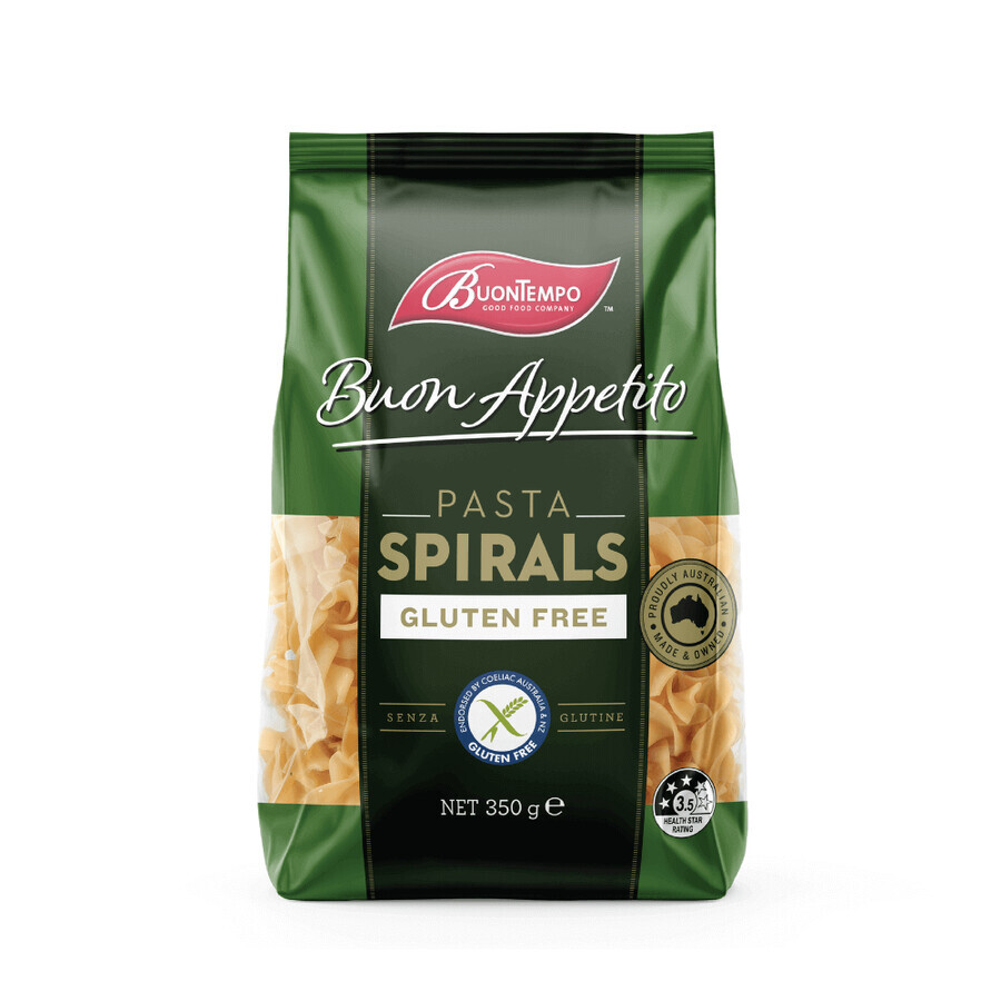 Pasta a spirale Buontempo, 350 g, Orgran