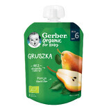 Purea di pera bio, +6 mesi, 80 gr, Gerber