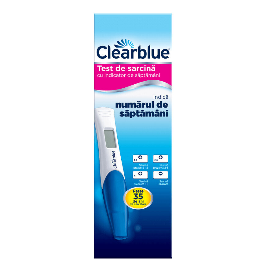 Test di gravidanza con indicatore settimanale, 1 pz, Clearblue