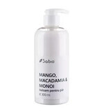 Balsamo per capelli con mango, macadamia e monoi, 300 ml, Sabio