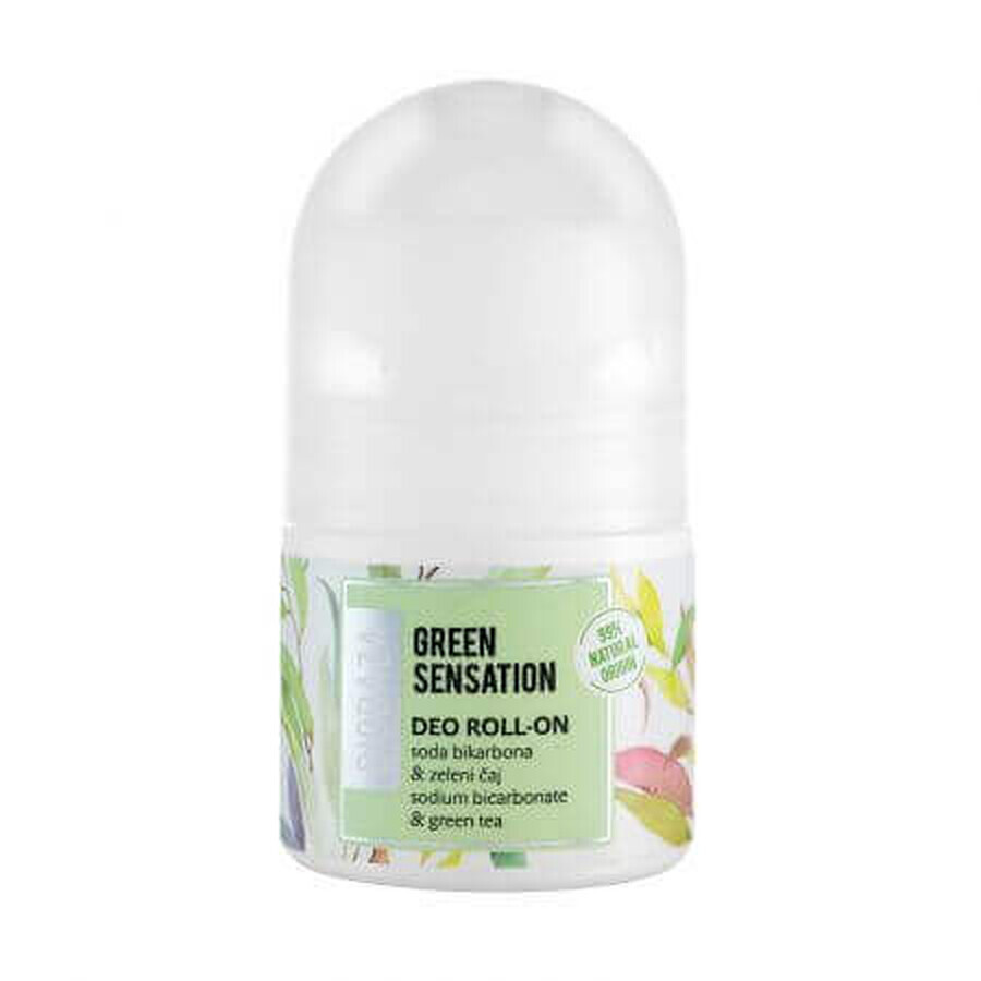 Deodorante per donna a base di pietra di allume Green Sensation, 20 ml, Biobaza