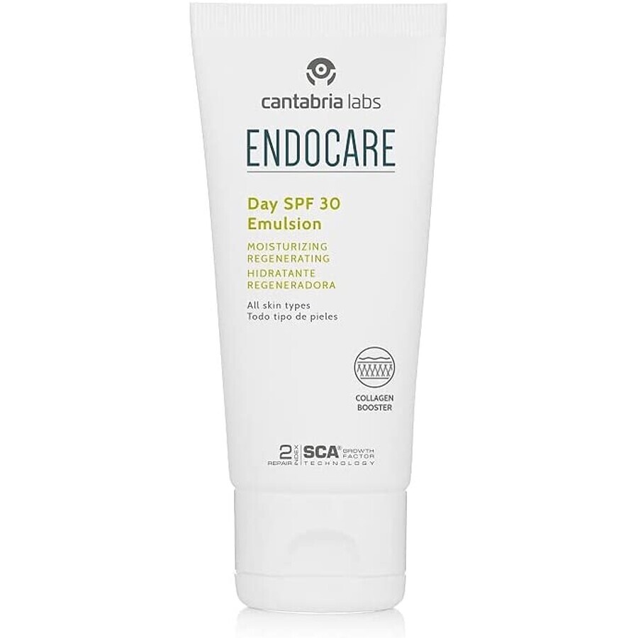 Endocare Linea Day SPF30 Emulsione Fluida Idratante Rigenerante Emolliente, 40 ml