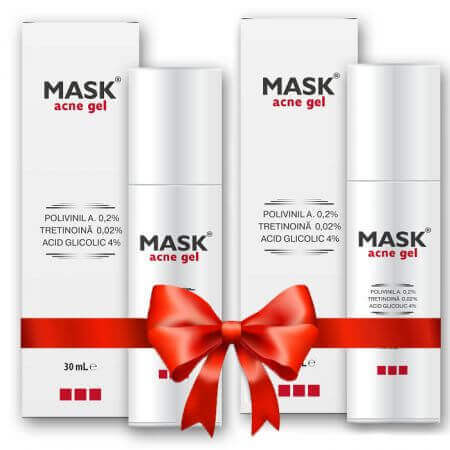 Pack Maschera gel per il trattamento dei comedoni chiusi e aperti, 30 ml + 30 ml, Solartium