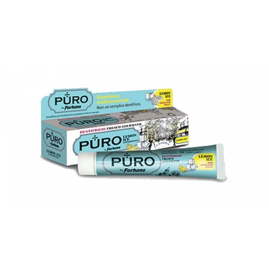 Forhans Puro - Dentifricio Lemon Ice Ultra Forte, 75ml