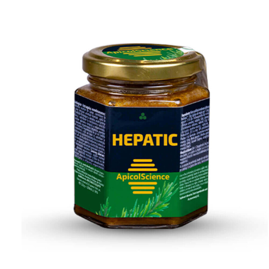 Hepatic polyfloral honey, 200 ml, ApicolScience