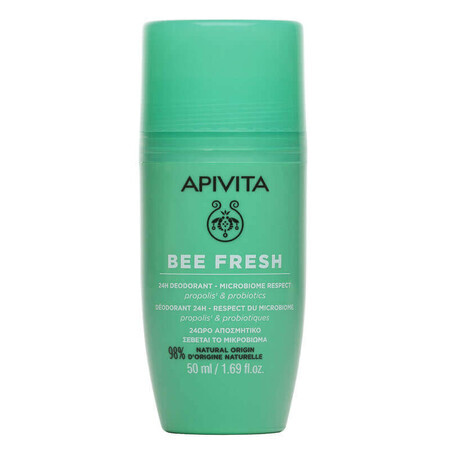 Déodorant à bille Fresh, 50 ml, Apivita