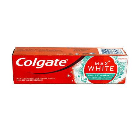 Dentifricio con argilla e minerali Max White, 75 ml, Colgate