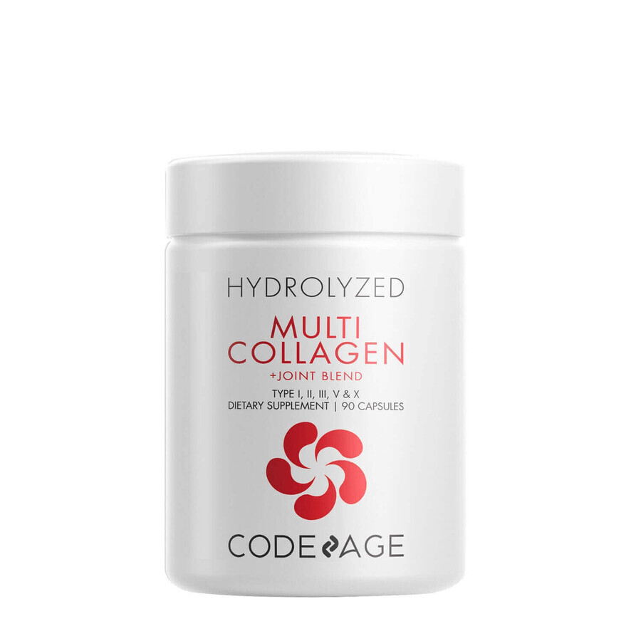 Codeage Gehydrolyseerd Multi Collageen + Gewrichtsmengsel, Gehydrolyseerd Collageen + Gewrichtsondersteuning, 90 Cps