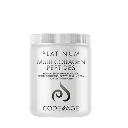 Codeage Multi Collagen Peptides, Collagen Peptide With Biotin, Keratin And Hyaluronic Acid, 323 G