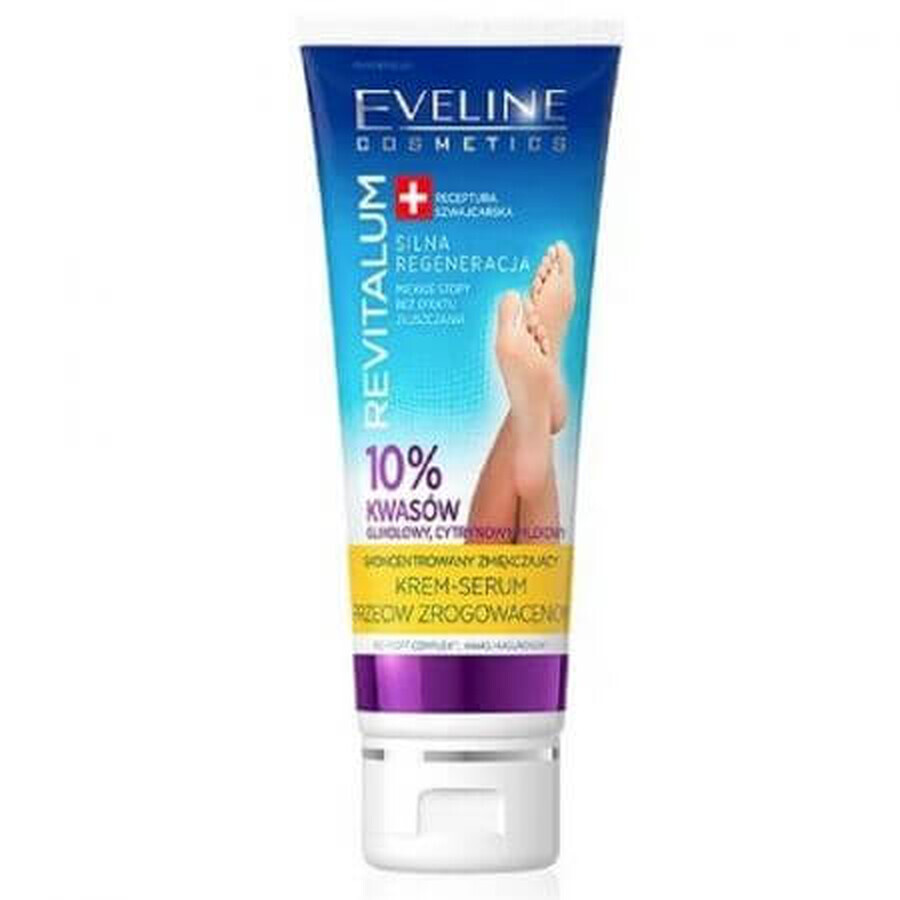 Crema per le gambe con acido glicolico al 10% Revitalum, 75 ml, Eveline Cosmetics