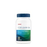 Gnc Cod Liver Oil, Ulei Triplu Din Ficat De Cod, 90 Cps