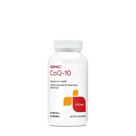 Gnc Coenzima Coq-10 Naturale 200 Mg, 60 Cps