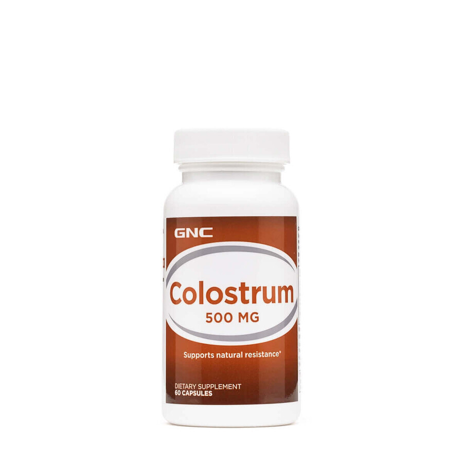 Gnc Colostrum 500 Mg, 60 Cps