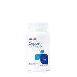 Gnc Copper 2 Mg, Copper, 100 Tb