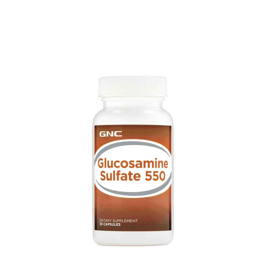 Gnc Glucosamin-Sulfat 550 Mg, Glucozamin-Sulfat, 30 Cps