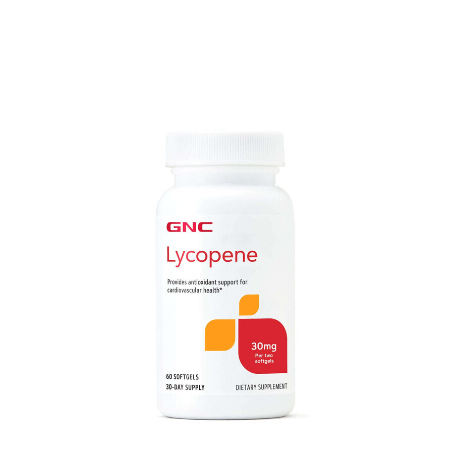 Gnc Lycopene 30mg, Lycopene, 60 Cps